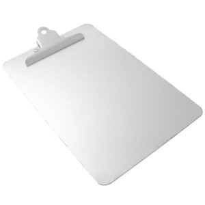 A4 Stainless Steel Clipboard with Stainless Steel Clip
