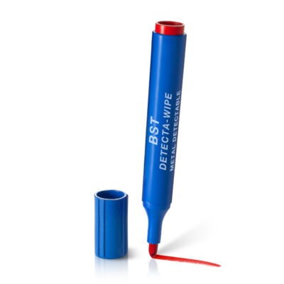 BST DetectaWipe Drywipe Marker – červený atrament, guľatý hrot