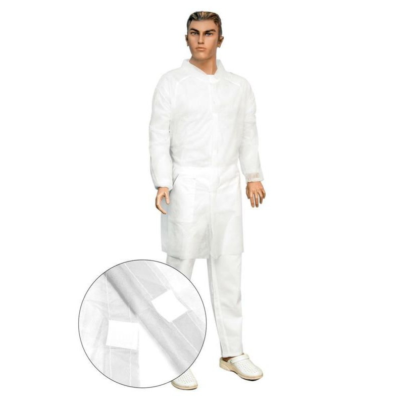 Jednorázový ochranný plášť z netkanej textílie