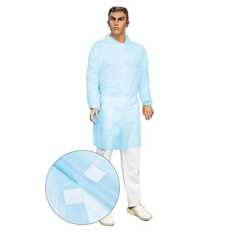 Jednorázový ochranný plášť z netkanej textílie