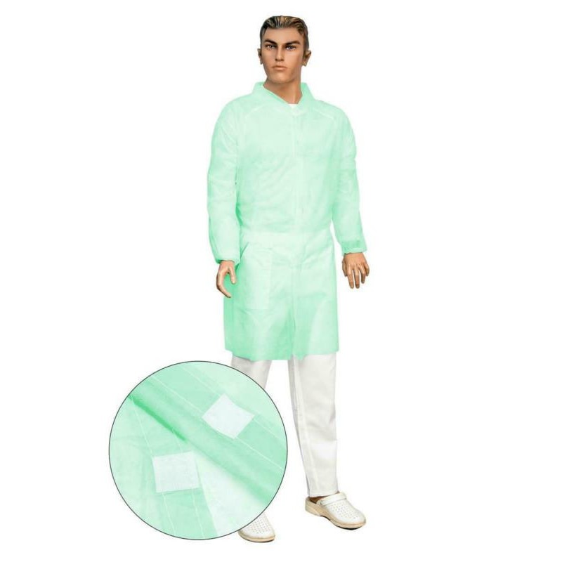 Jednorázový ochranný plášť z netkanej textílie